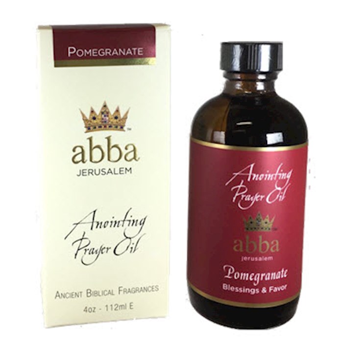 Pomegranate Anointing Prayer Oil 4oz - Abba Oils Ltd